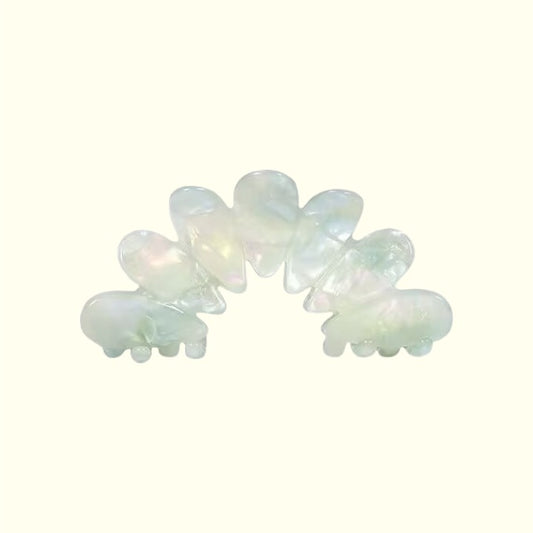 Flower Clip In Mint