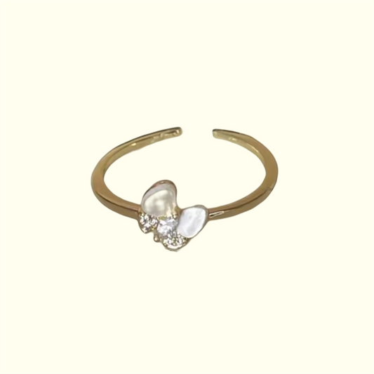 Shell Butterfly Ring