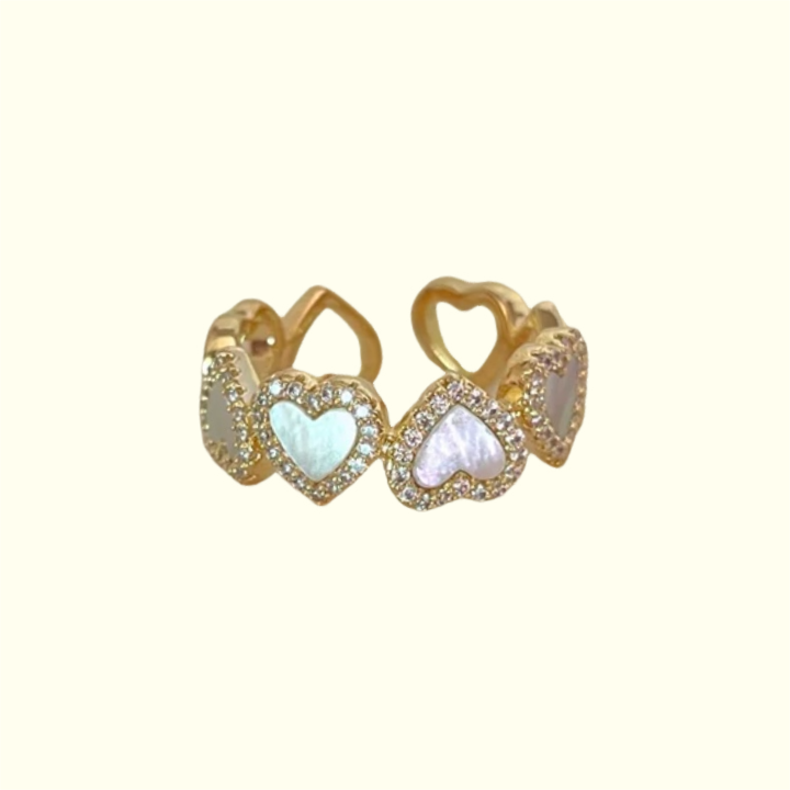 Shell Heart Ring